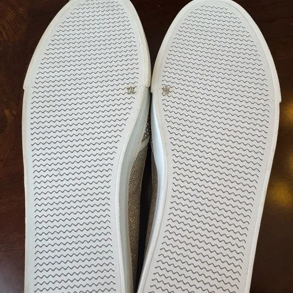 INC Silver Rhinestone Slip-On Sneakers - Picture 6 of 9